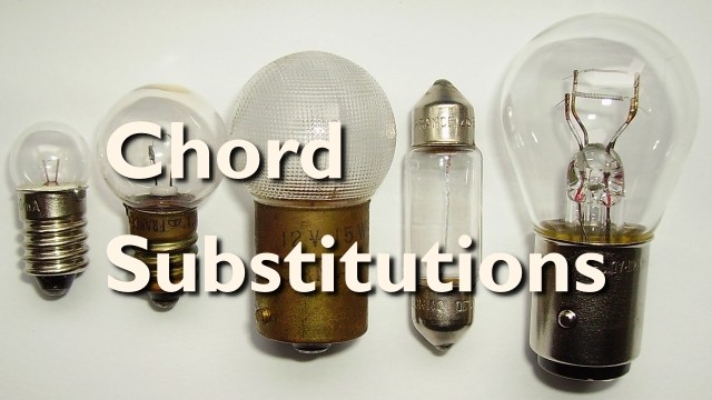 A Simple Guide for Chord Substitutions